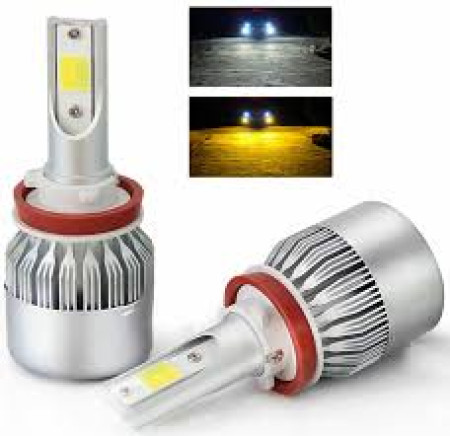 FOCO LED 9005 6000K 3 COLORES BLANCO/AMARILLO/CALIDA C6 PAR
