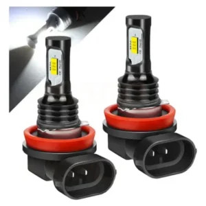 FOCO LED 9006 ANTINIEBLA NEGRO ALUMINIO 6000K PAR