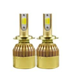 FOCO LED H4 6000K 3 COLORES BLANCO/AMARILLO/ CALIDA C6 PAR