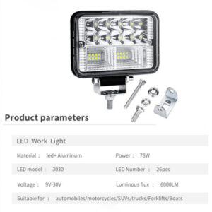 LED REFLECTOR UNIVERSAL 48W 12V 24V CADA UNO